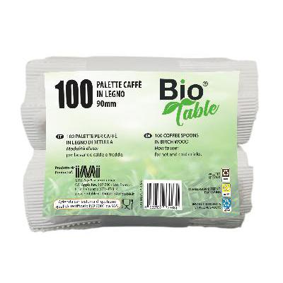 BIO TABLE PALETTA CAFFE'pz.100